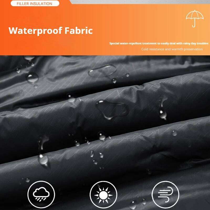 Winter New Men Hooded Waterproof Windproof Puffer Detachable Hat Coat Casual Lightweight Down Jacket Male