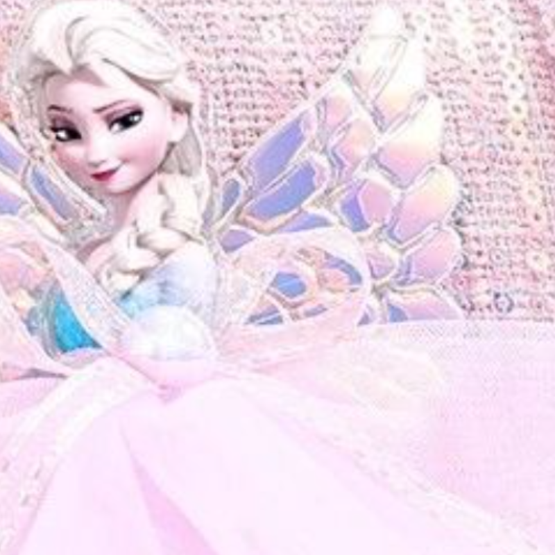 Disney Elsa handbag bag crossbody bag mesh princess handbag with 3D princess pattern design for girls' bag children's bagbag crossbody bag.