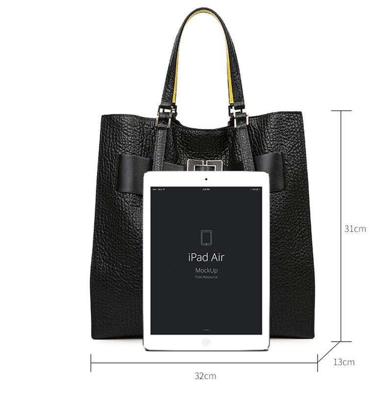 new women's high-end soft leather tote bag female texture versatile large-capacity ladies handbag can be shouldered
