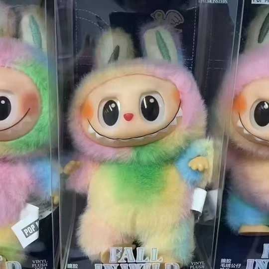 Bubble Labubumart Heartbeat Macaron 4th Generation Blind Box Vinyl Face Plush Doll Toy L250820