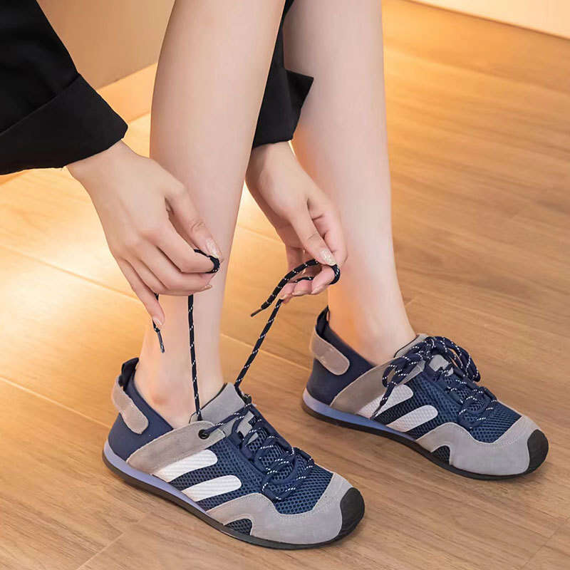 Mesh Breathable Forrest Gump for Women 2025 Summer New German Training Campus Casual Fashion Versatile Lightweight Shoes