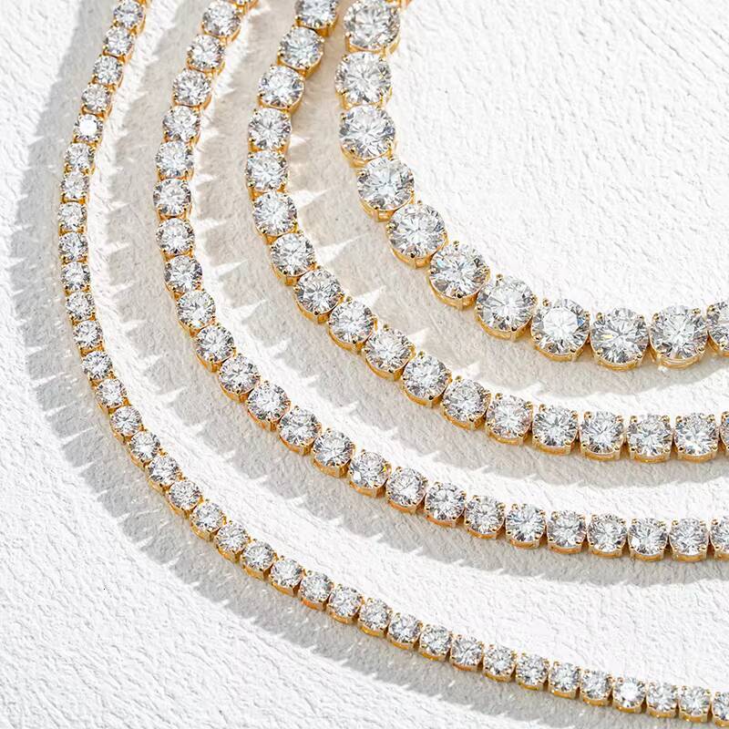 Wholesale Lab Grown Diamond Bracelet DEF VS VVS Lab Diamond 14k Gold Tennis Bracelet with Good Price