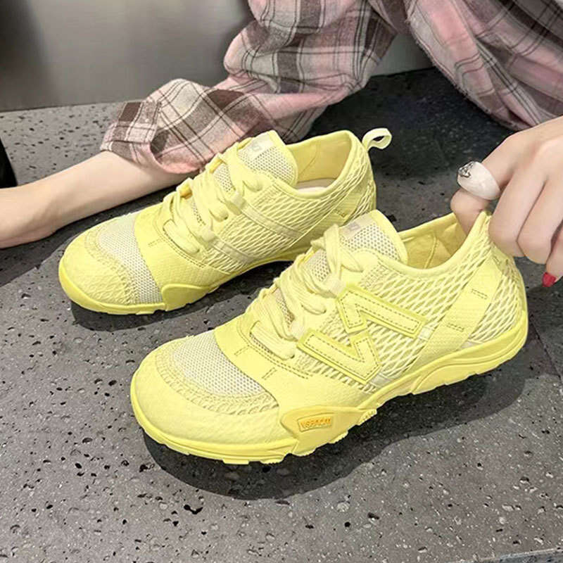 Celebrity Style Thick-Soled Height-Increasing Mesh for Women 2025 New Summer Breathable Casual Sports Outdoor Forrest Gump Shoes