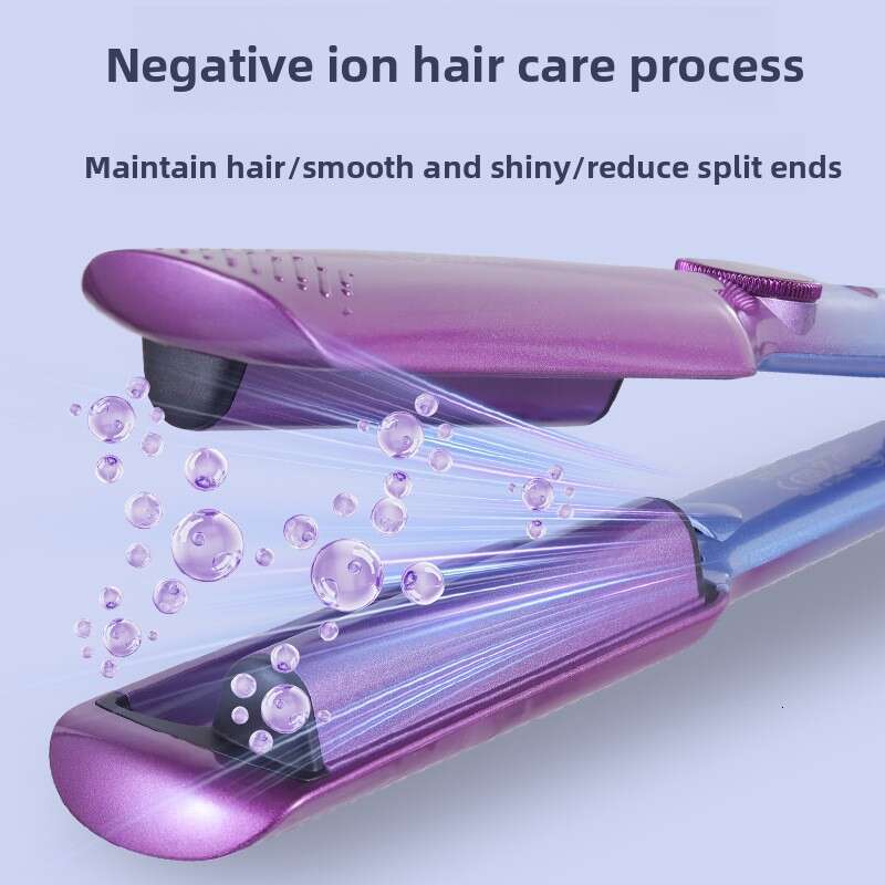 Multi-Temperature Hair Straightener For Home Use, Wave Curling Iron With Negative-Ions