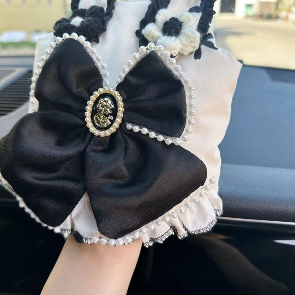 Luxury Dog Dresses with Pearl Bow, Designer Original, Thick Warm Cotton Lined Dog T-shirt, Exquisite Autumn Winter Dog Clothes for Teacup, Pomeranian 