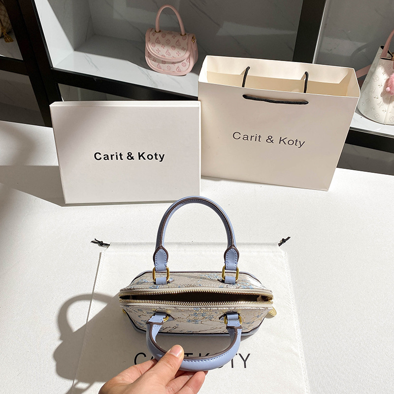 Free Shipping Designer Luxury Heavy Embroidery Women's Shell Bag Mini Handbag Chinese Style New High-end Contrasting Single Shoulder Crossbody Ba