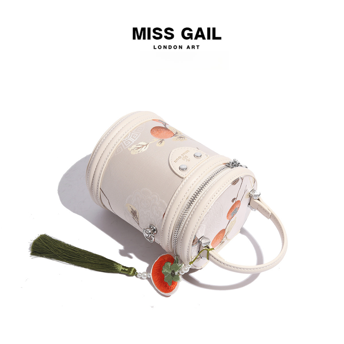 Free Shipping Designer Luxury Ethnic Style Women's Shoulder Crossbody Bag Fashionable Zipper Bucket Bag High-end Makeup Bag Casual Handbag