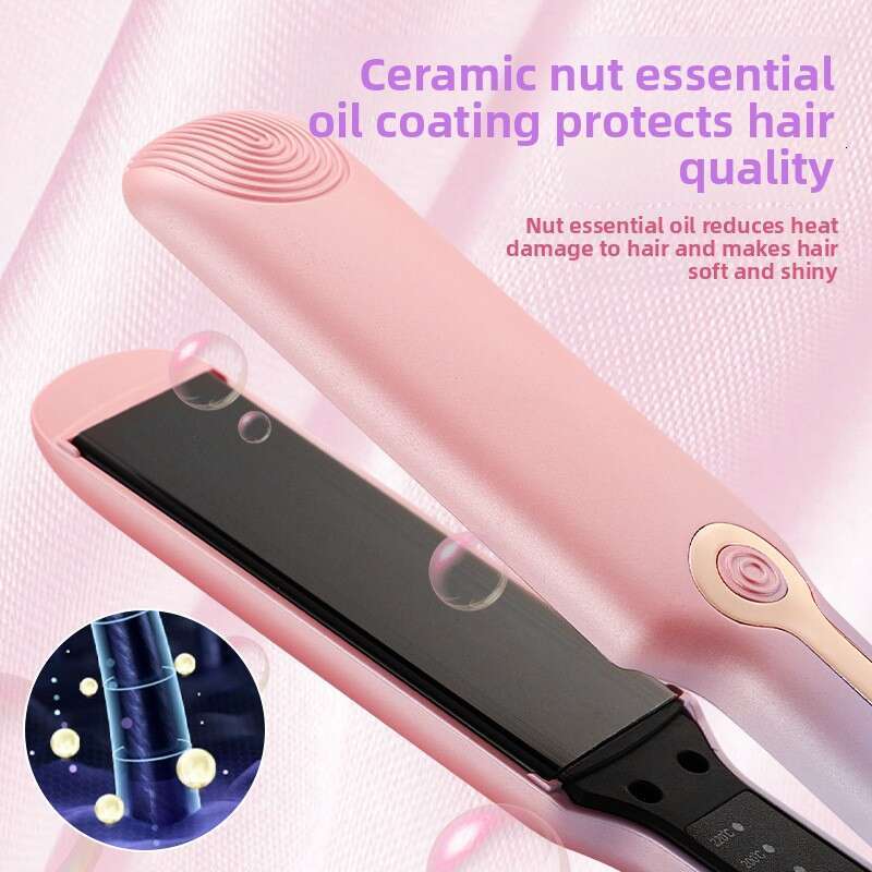 Electric And Curler Dual-Use Non-Damaging Home Lazy Curling Iron Hair Straightening Magic Tool Dormitory Straightener