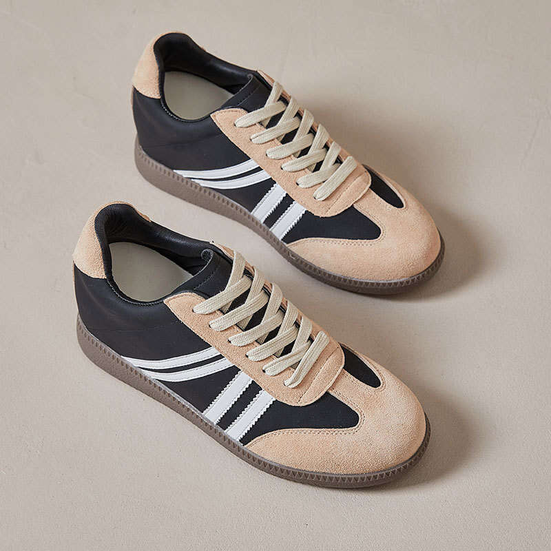 Inner Height Increase German Training for Women 2024 Summer and Autumn New Lightweight Thick-Soled Sports Sneakers Versatile Casual Forrest Gump Shoes