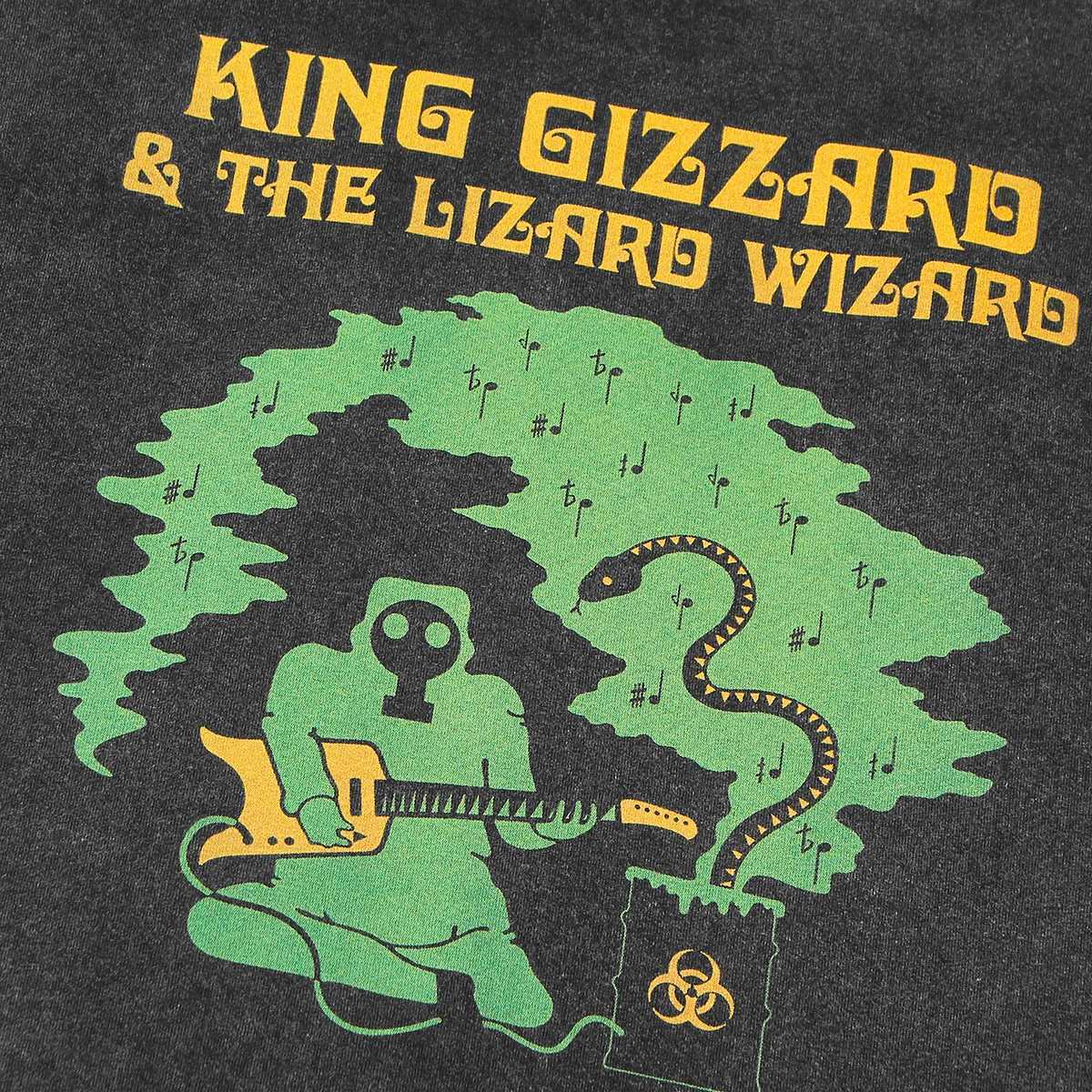 King Gizzard And The Lizard Wizard T-Shirt Psychedelic Garage Rock Fuzz Band Mens Clothing Short Sleeve Loose Printed Shirt Y250819