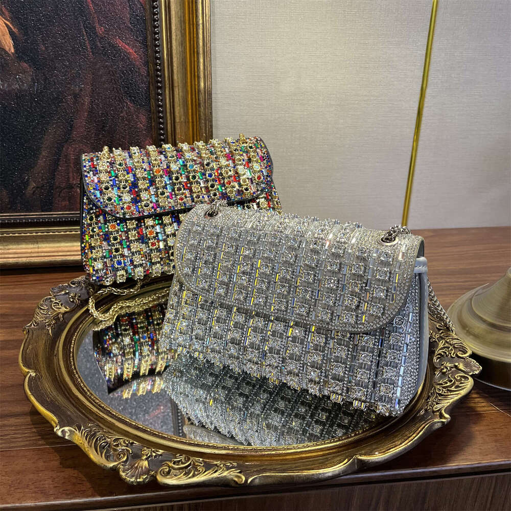 Banquet Bags Diamond-Studded Cheongsam Underarm Evening Women's Handbag Single Shoulder Designer Crossbody Handheld Bag