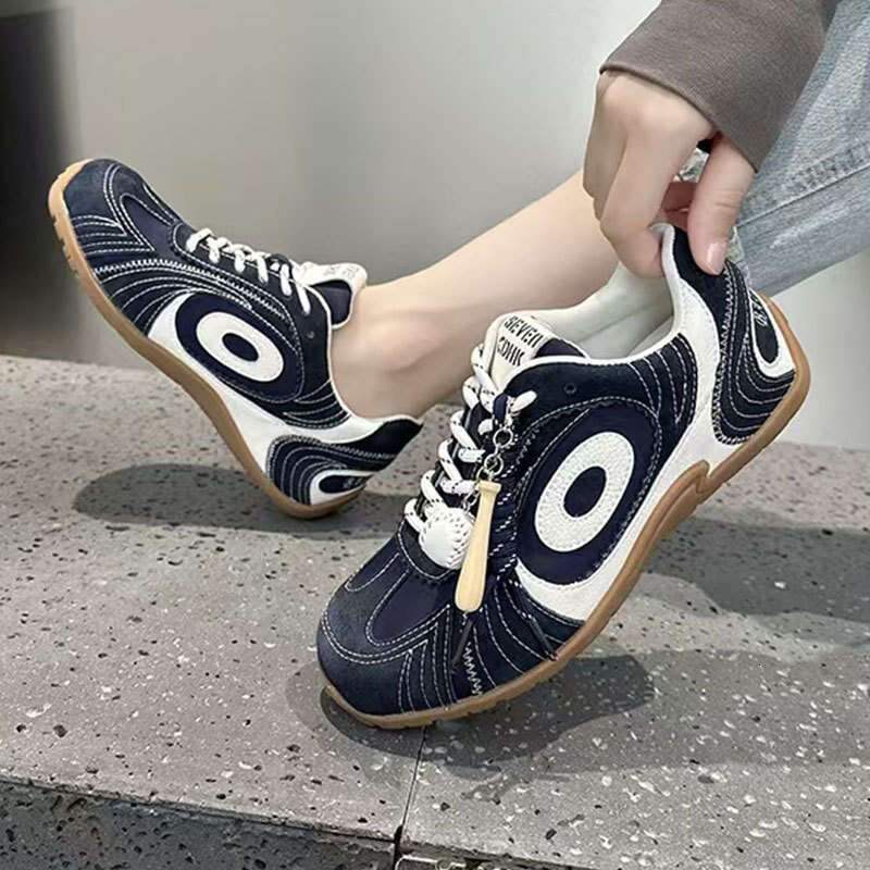 2025 Summer and Autumn New Celebrity Same Style Dexun Trendy Brand Ballet Forrest Gump Soft Sole Campus Racing Shoes for Women