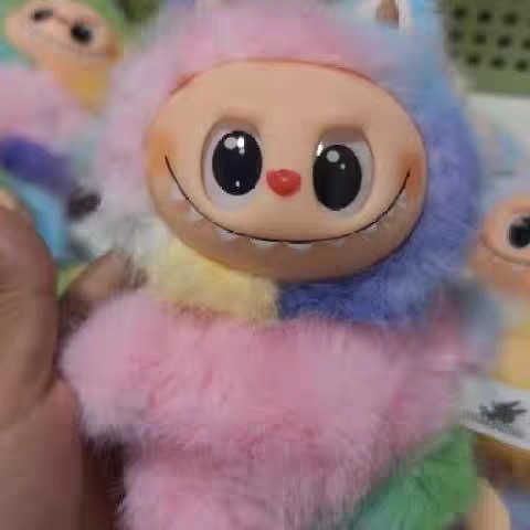 Labu Fourth Generation Colorful Plush Doll Quick Release Blind Box Vinyl Face Trendy Toy Figurine Gift Bag Pendant L250820