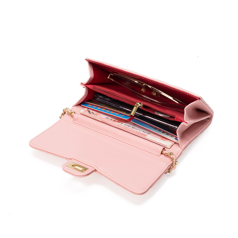 Free Shipping Designer Luxury Women's Chain Handbag New Style Small Fragrance Fashion Shoulder Crossbody Bag Mini Lock Casual Phone Bag