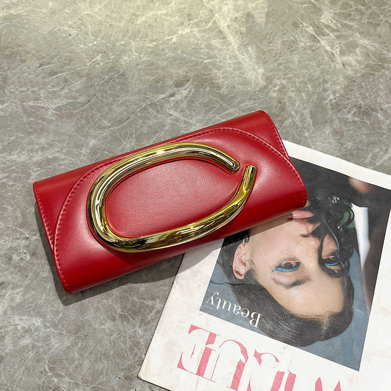 Fashionable Gold Handbag Spring New Hot-Selling Simple Textured Crossbody Bag Box Bag