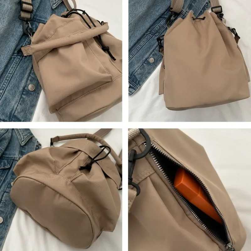 Simple and large-capacity handbag fashionable bucket bag womens bag personalized shoulder messenger bag. Y250819
