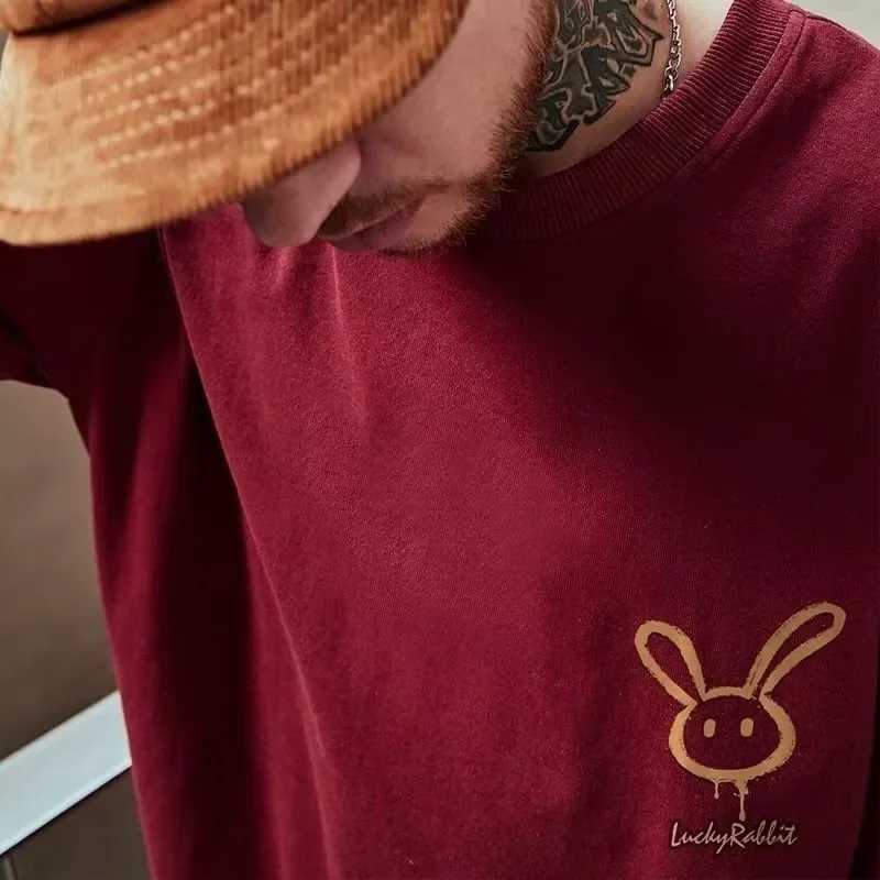 M-8XL Men Oversized Loose American Vintage Colored Rubiks Cube Print Short Sleeve Round Neck Versatile Trend Couple Outfit Y250819