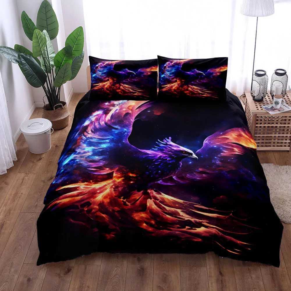 Abstract Space Nebula Duvet Cover Set UK Single Double Queen King US Twin Full King Size Bed Linen Set Y250819
