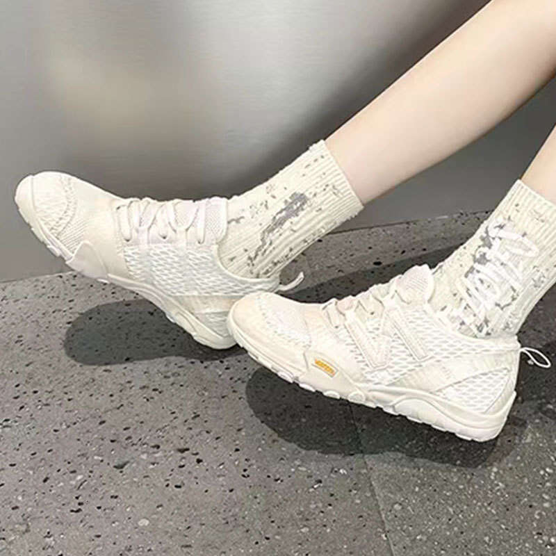 Celebrity Style Thick-Soled Height-Increasing Mesh for Women 2025 New Summer Breathable Casual Sports Outdoor Forrest Gump Shoes