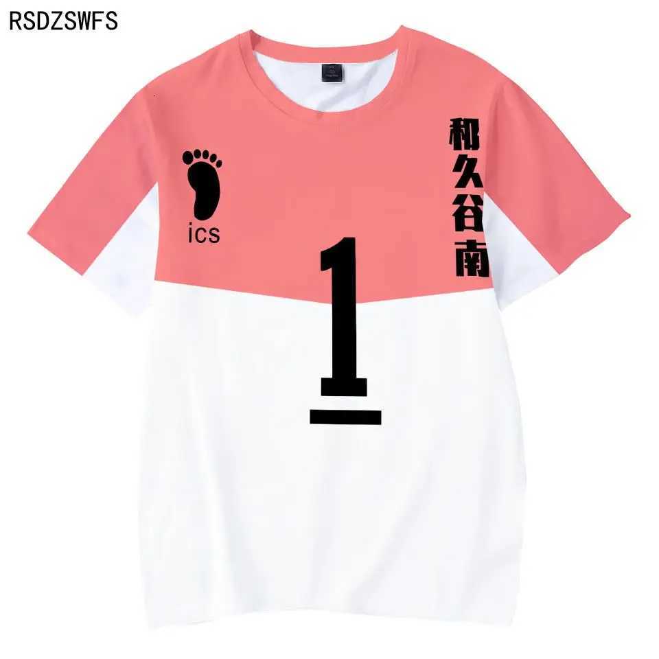 Haikyu!! 3D Tshirt Adult COOL Manga Streetwear New Fashion Cool Tees Short Sleeve Outwear O Neck T Shirt Women Men Y250819