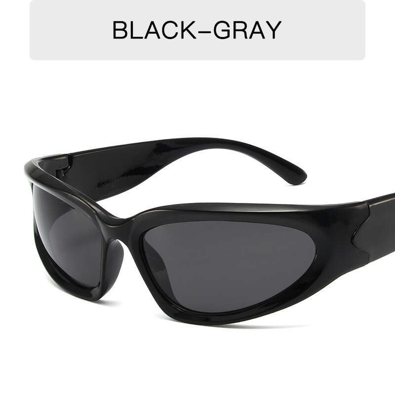 Trendy Designer Futuristic Sports Y2K Style Protective Fashion Sunglasses for Men and Women Party Glasses