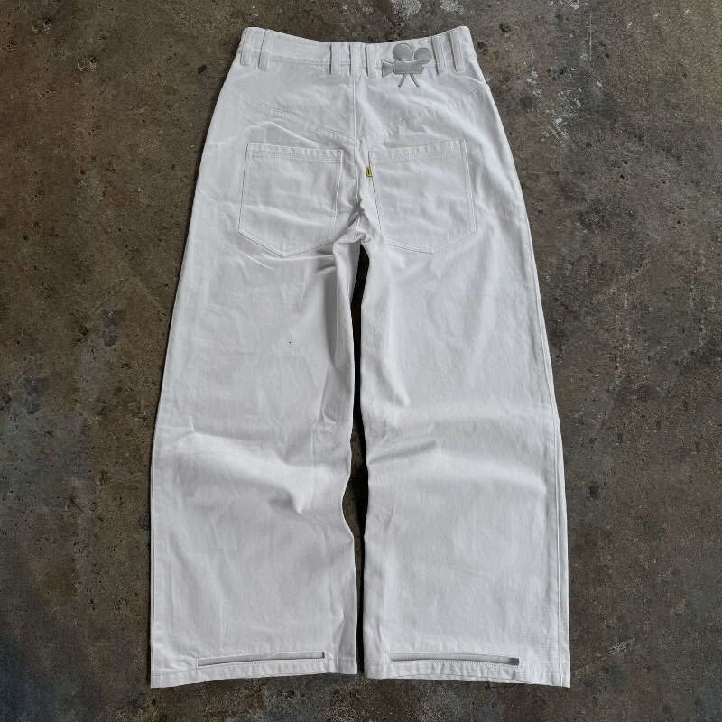 2025 New Hip-Hop Loose Y2K Jeans for Men and Women Fashion Casual High Street Wide-Leg Pants