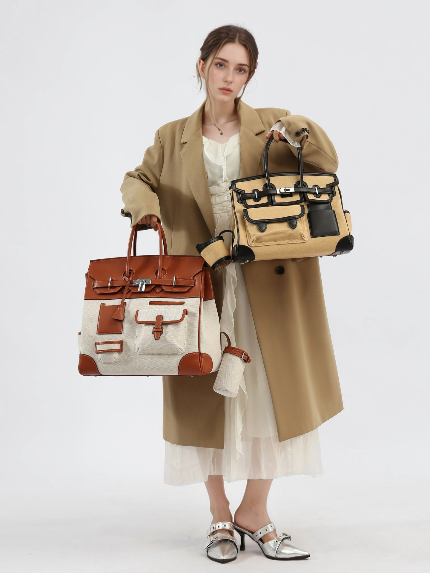 2025 designer bag Luxurys bags fashion women female shoulder handbags leather tote bags large capacity Hot Wing Tote Female Large Commuter Shoulder Ba