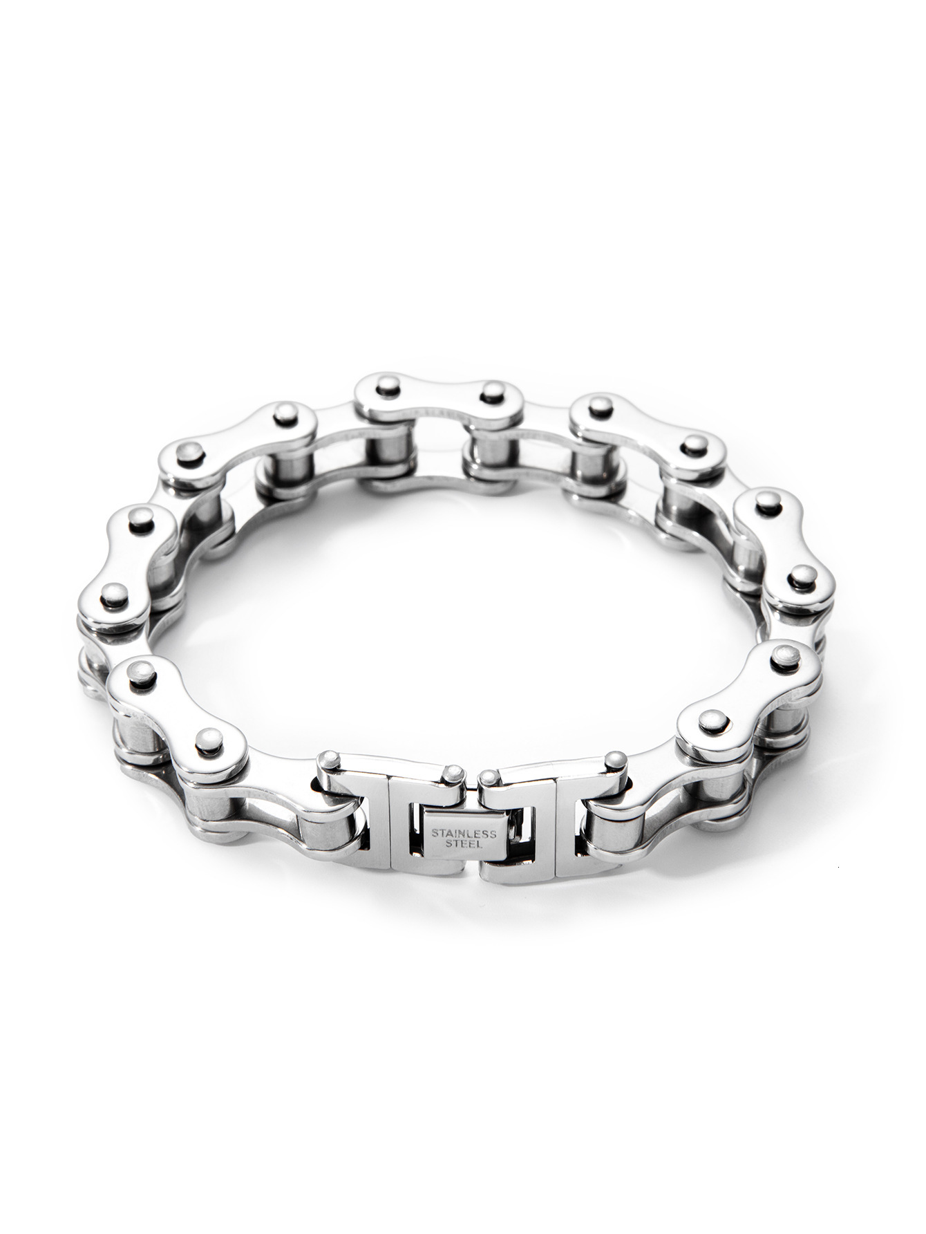 Hot Selling Trendy Stainless Motorcycle Chain Bicycle Titanium Steel Personalized Men's Bracelet