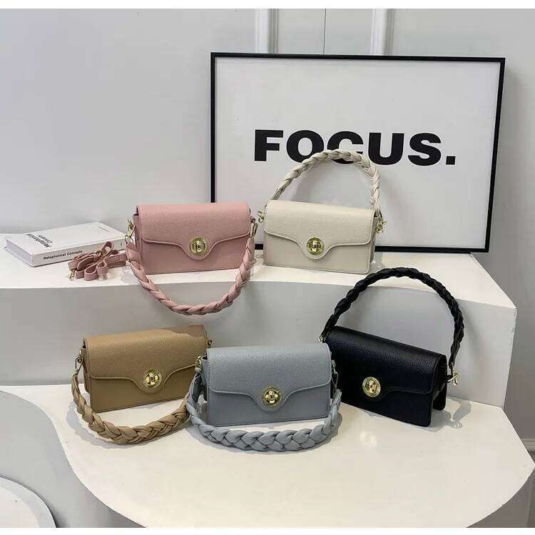 Trendy Retro Mini Square Crossbody Bag For Women Stylish Shoulder Purse Vintage Chic Fashionable Small Handbag