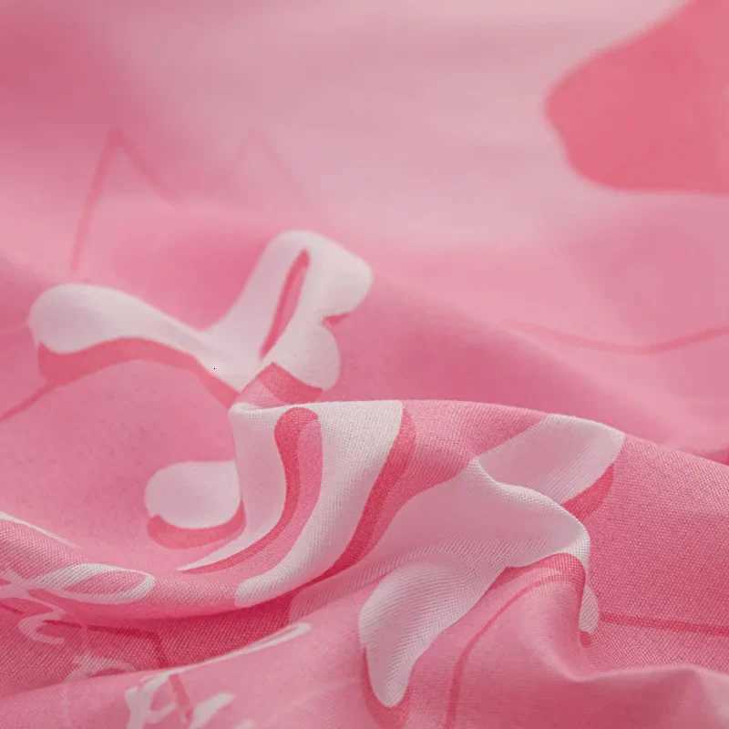 Pink Leopard Print Duvet Cover Set Animal Cheetah Pattern Comforter Covers Set Girly Bedding Set for Teens Women Bedroom Decor Y250819