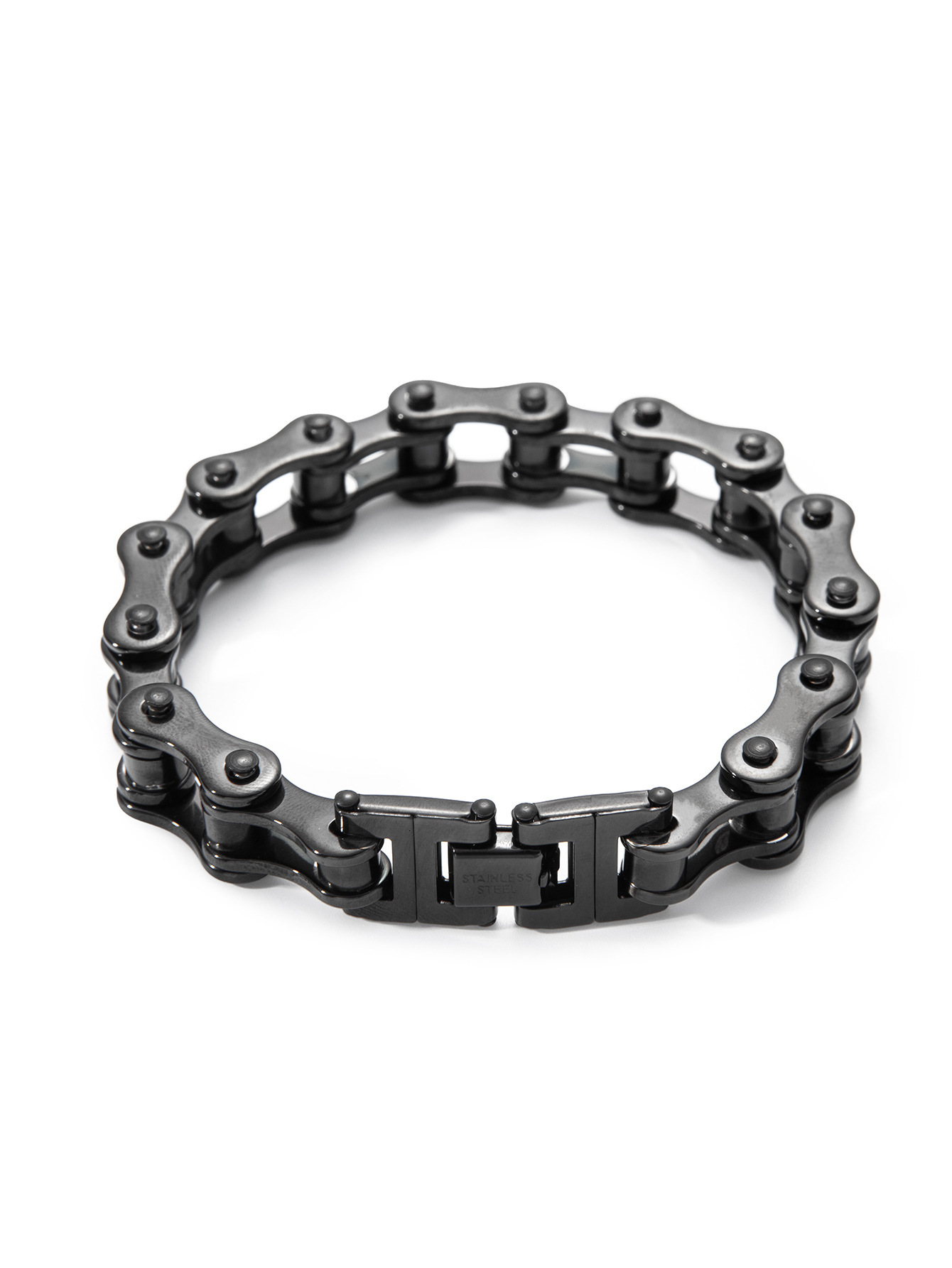 Hot Selling Trendy Stainless Motorcycle Chain Bicycle Titanium Steel Personalized Men's Bracelet