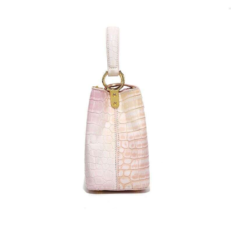 Women's Bag Shiny Leather Niche Crocodile Pattern New High-End Single-Handed Crossbody Handbag