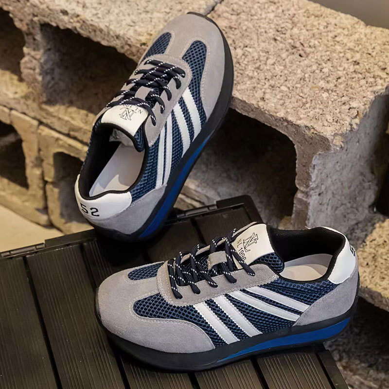 Genuine Leather Forrest Gump for Women 2025 Summer Autumn New Thick Sole Height Increasing Casual Fashion Versatile Campus Sports Shoes