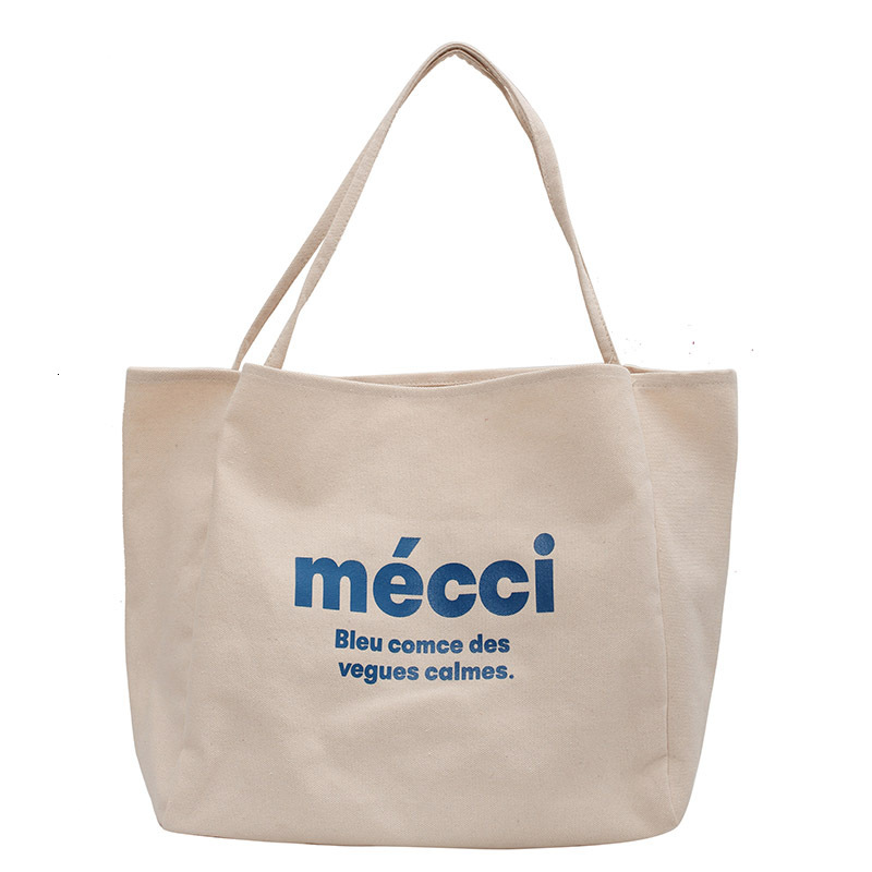 2025 Autumn Women's Student Canvas Bag Summer New Fashionable Casual Handbag Large Capacity Shopping Bag Cloth Bag Women's Crossbody Bag Des