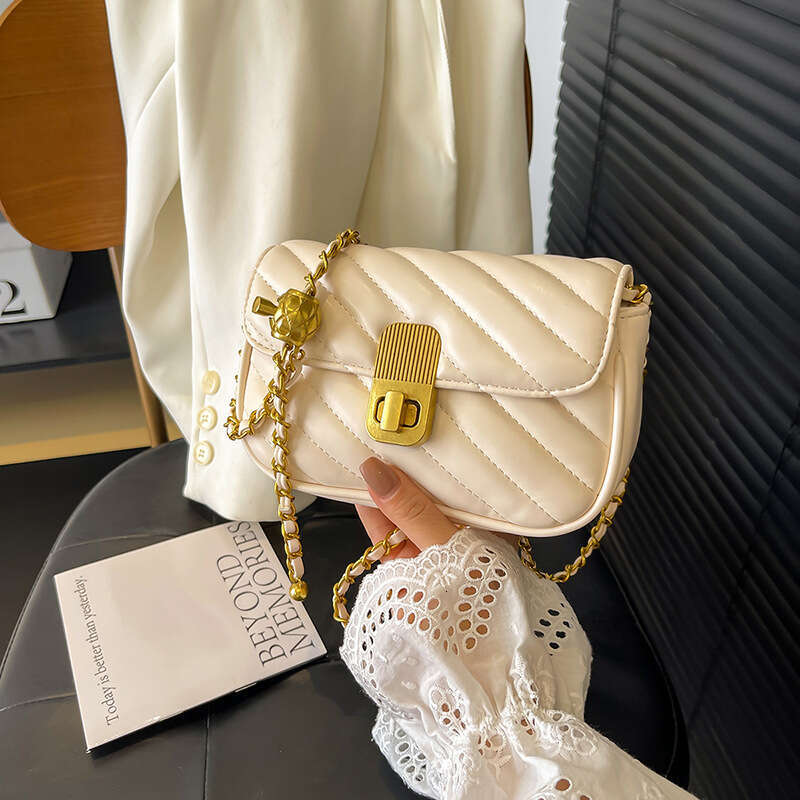 for Summer Women 2025 New Trendy Bags Fashion Niche Design Chain Crossbody Versatile Single Designer Shoulder Small Square Bag