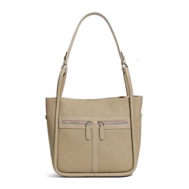 Designer Bags New Designer Bags For Women Genuine Leather Shoulder Casual Satchel Purses Large Capacity Commuting Bucket Crossbody Bag Luxury Bag