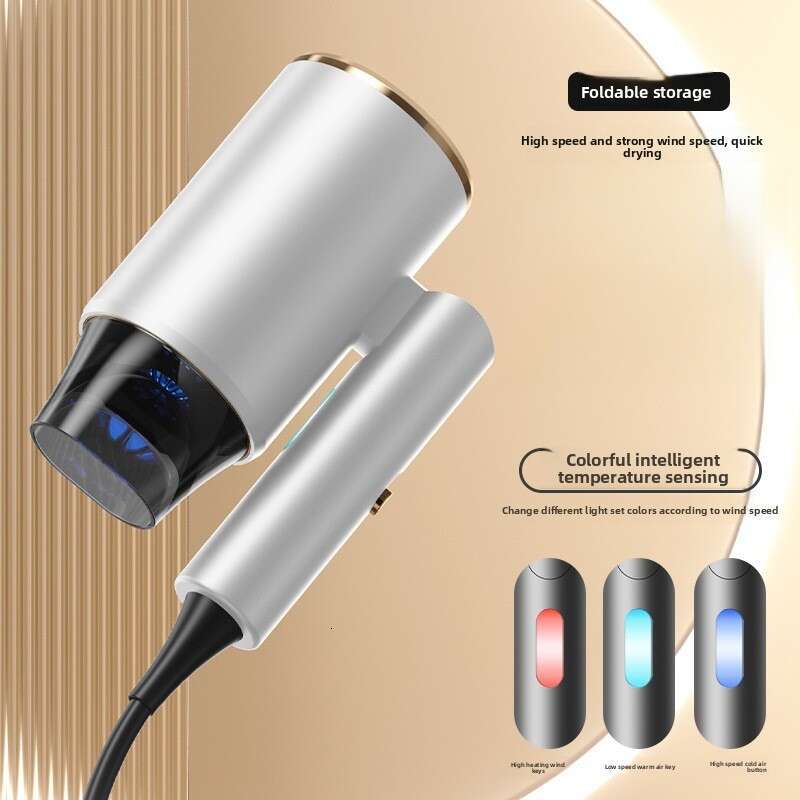 2025 New Foldable Hair Dryer Home Use, High Power, Quick-Dry, Suitable For Students' Dormitory