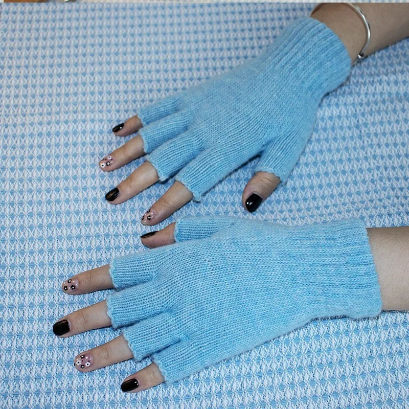 Gloves Without Fingers Female Ladies Touch for Girls Thermal Woman Winter 250811