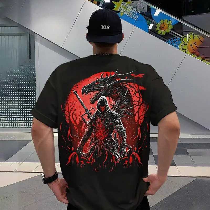 2024 T-Shirts For Men 3d Japanese Samurai Printed Male Clothing Street Harajuku Tops Daily Casual Short Sleeved Oversized Tees Y250819