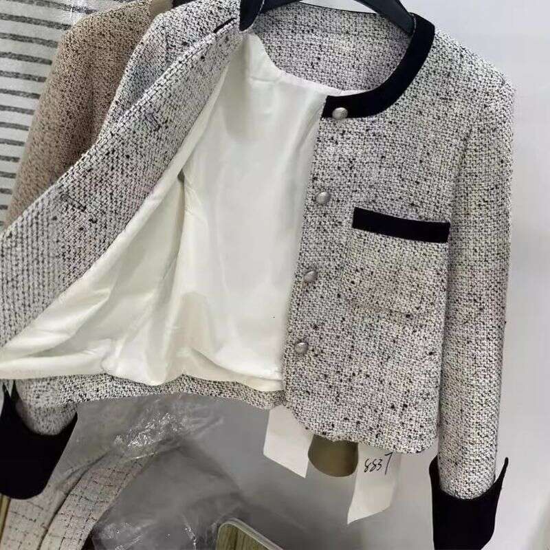 Women's Clothing short women's jacket autumn and winter gentle slim woven top