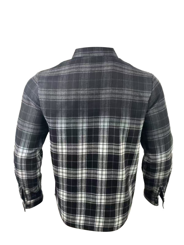 2025 Spring Season New Men's Gradient Long Sleeve Casual Shirt