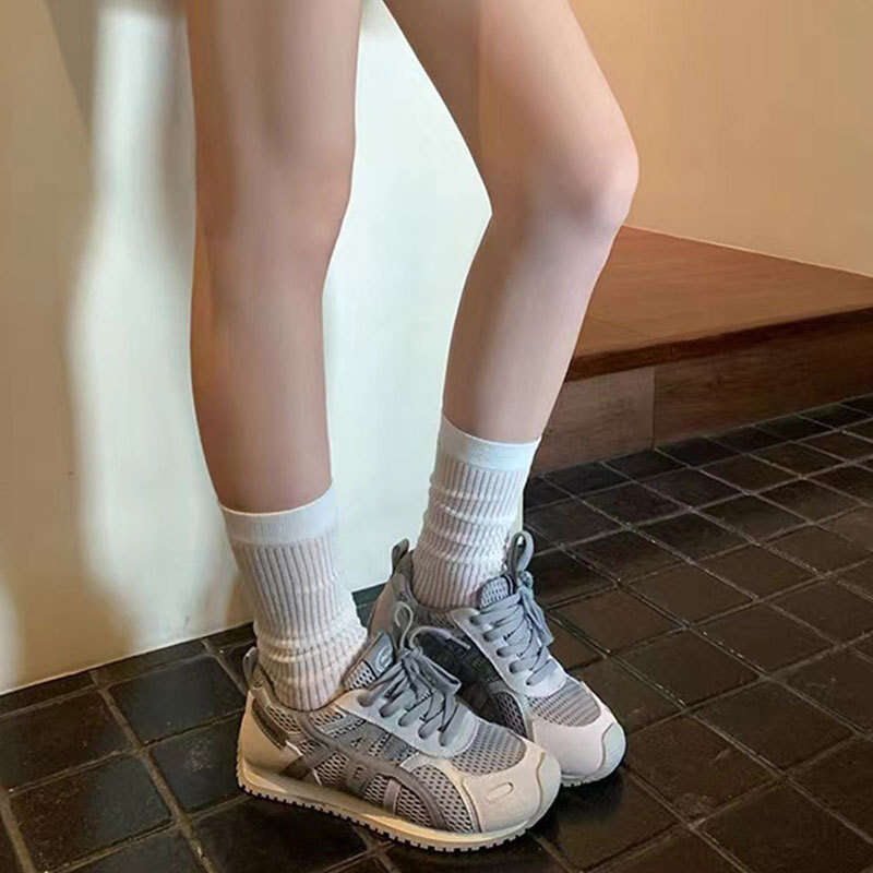 2025 Summer Autumn Forrest Gump Mesh Surface Foot Slimming Training Women Lightweight Non-Slip Campus Sports Running Shoes