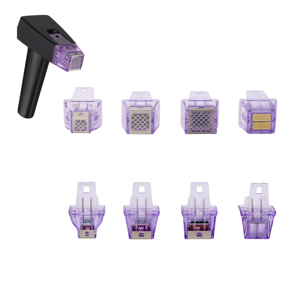 Disposable RF Microneedling Cartridge Tattoo Gold Plated 12/24/40 Pins Nano Cartridges For M8 Fractional RF Machine Accessory