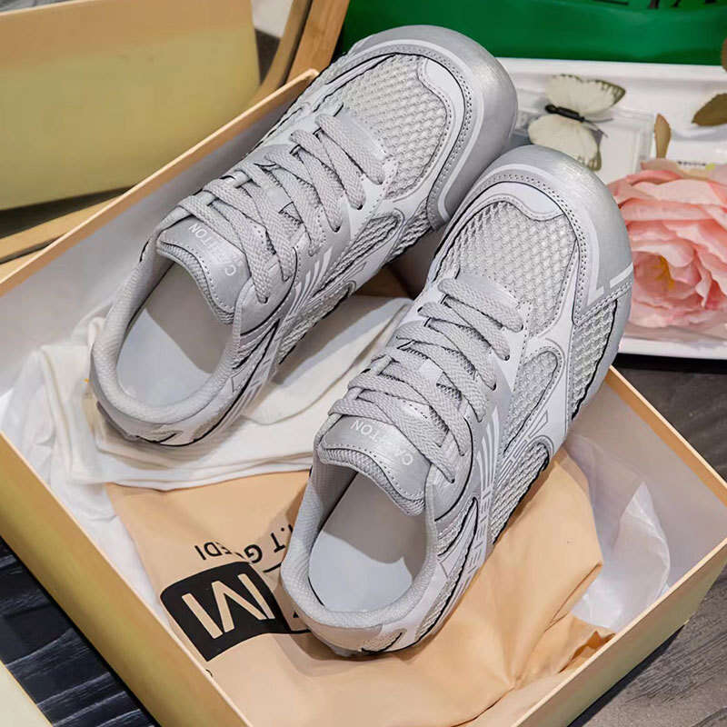 Inner Height Increase Forrest Gump for Women 2025 Summer New Slimming Versatile Breathable Training Campus White Mesh Shoes