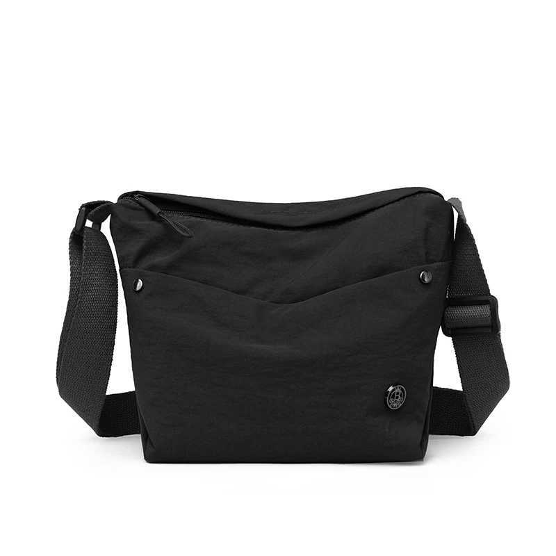 Womens Ultra Light Nylon Crossbody Bag - Adjustable Strap Zipper Closure Fashionable Shoulder Bag for Daily Use Y250819