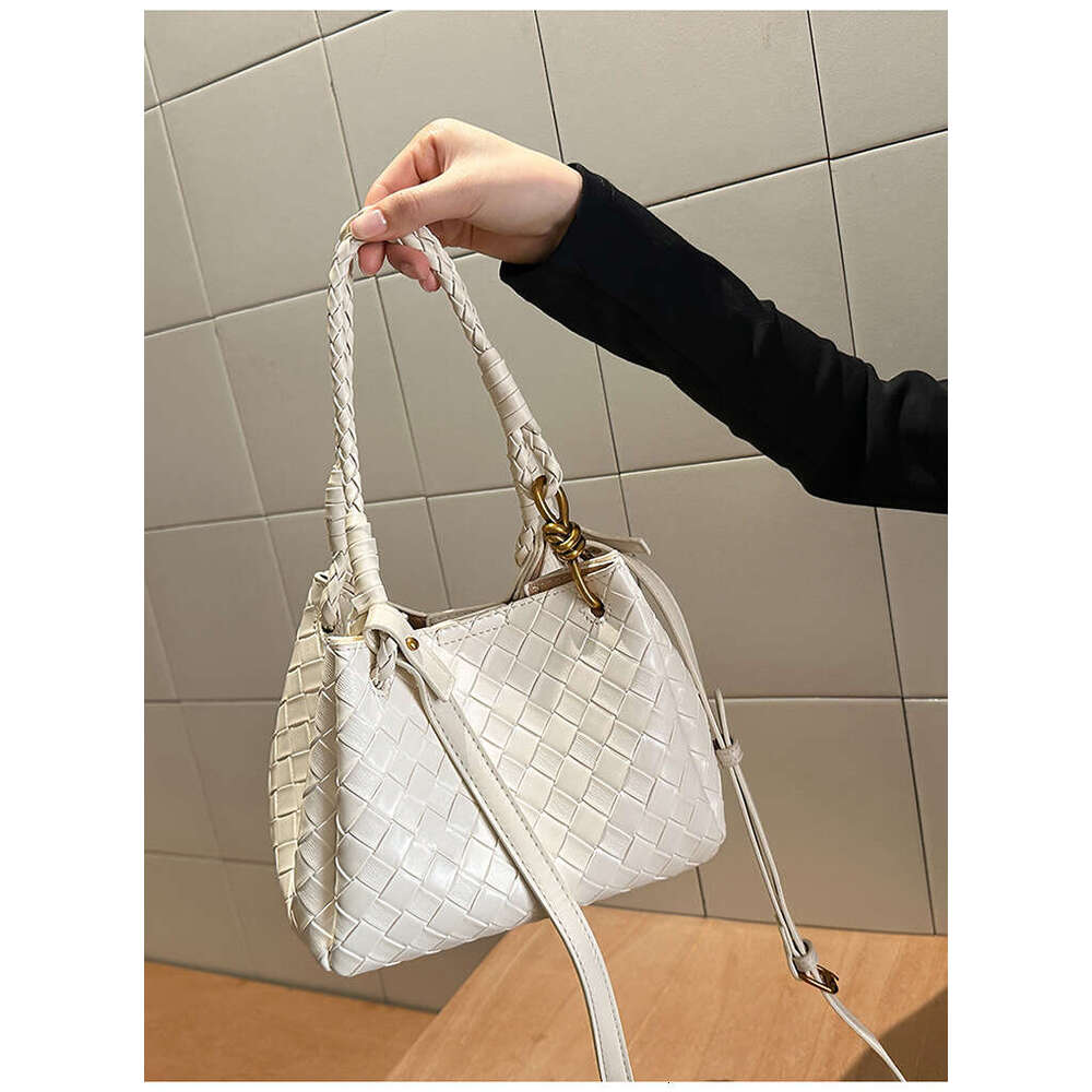 Designer Bags high quality Woven Texture Bucket Bag Stylish Soft Leather Tote, luxury large capacity Trendy womenCrossbody Boho Shoulder Purse (Chic &