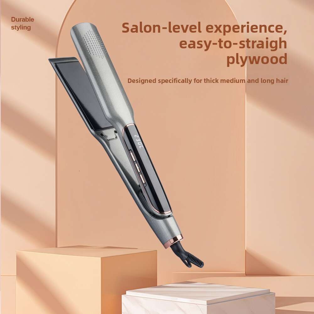 New Fluffy Straight Comb Care Device Multi-Functional Temperature Adjustment Straightening Plate Does Not Hurt Electric Hair Straightener