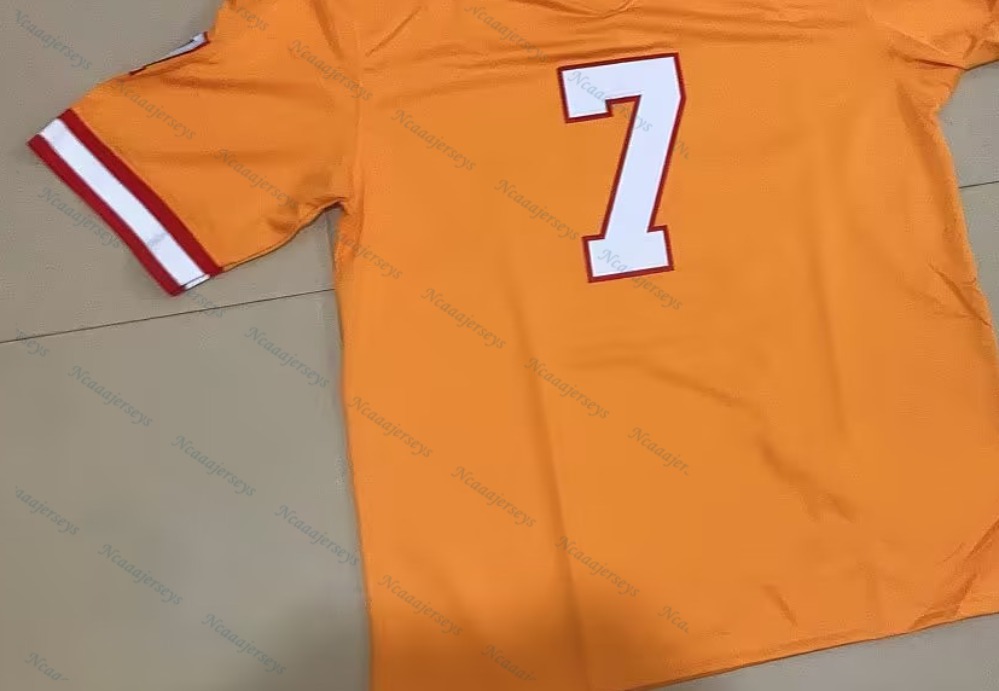 13 Mike Evans Personalized 2025-26 Orange/White Football Jersey 6 Baker Mayfield 7 Bucky Irving 12 Tom Brady Vita Vea Derrick Brooks David Custom Nom 