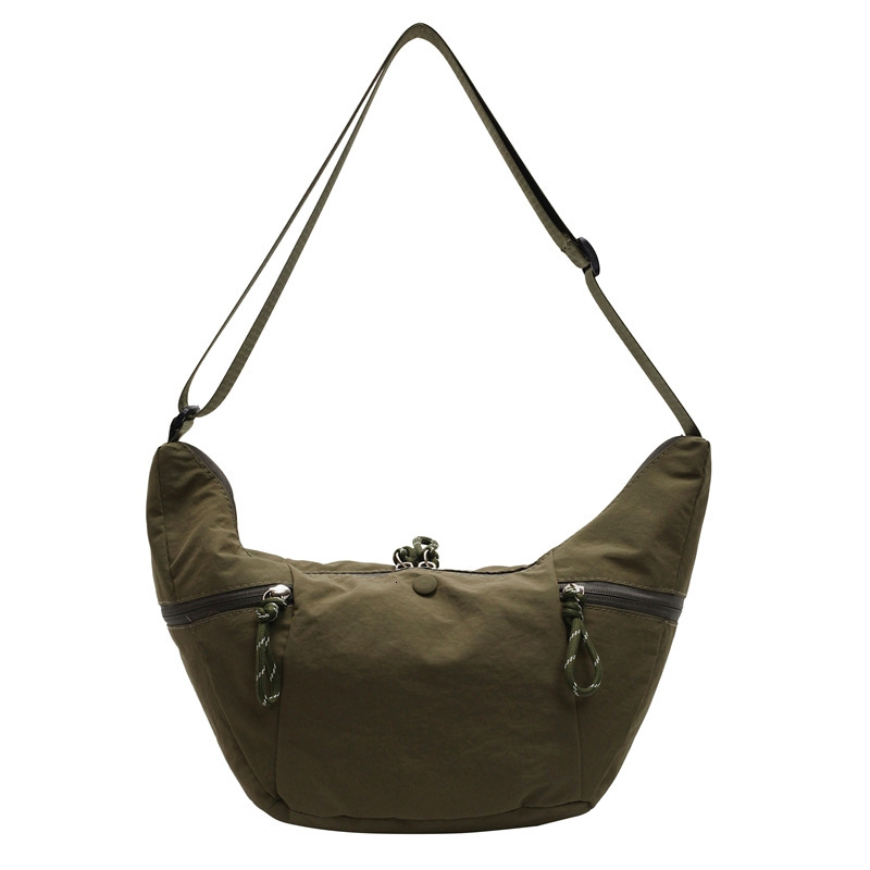 2025 Autumn Women's Dumpling Bun New Cow Horn Bun Women's Shoulder Bun Fitness Bag Sports Bag Waterproof Yoga Bag Women's Crossbody Bag