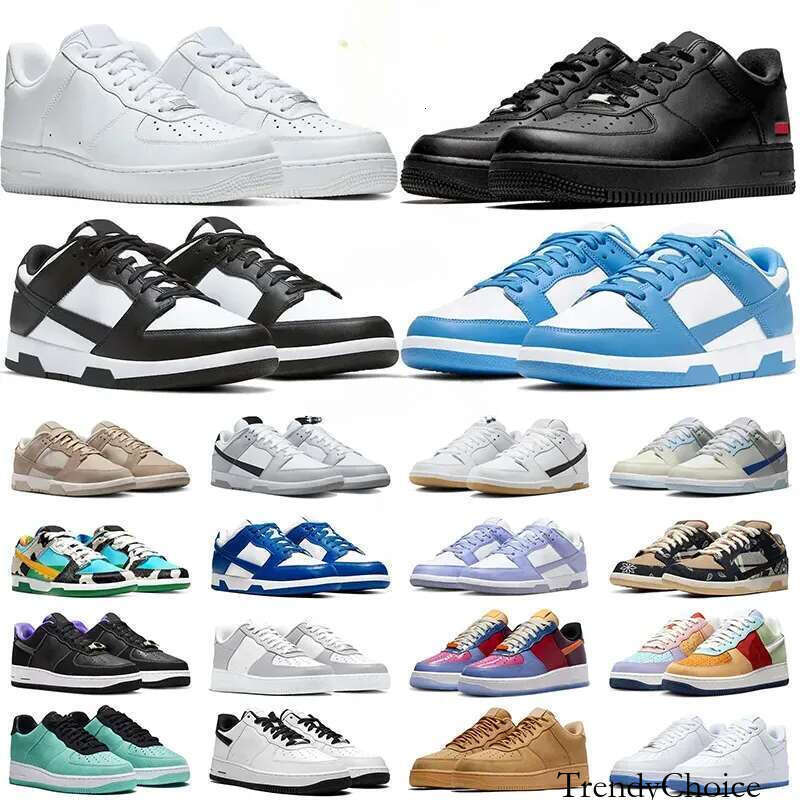 Designer Sneakers Casual Shoes for Men Women Classic Panda Triple Black White Gum Vintage Navy Chaussure Womens Outdoor Sports Mens trainers Shoe Sneaker